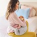 Ergobaby Nursing Pillow Natural Curve  หมอนให้นมอเนกประสงค์ สี Moonlight Grey with Strap
